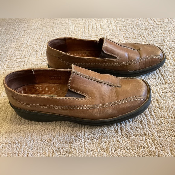 🤎🌼Josef Seibel Air Massage Tan Leather Slip-On Loafers – EU 38 (US 7.5) Boho - Picture 2 of 9